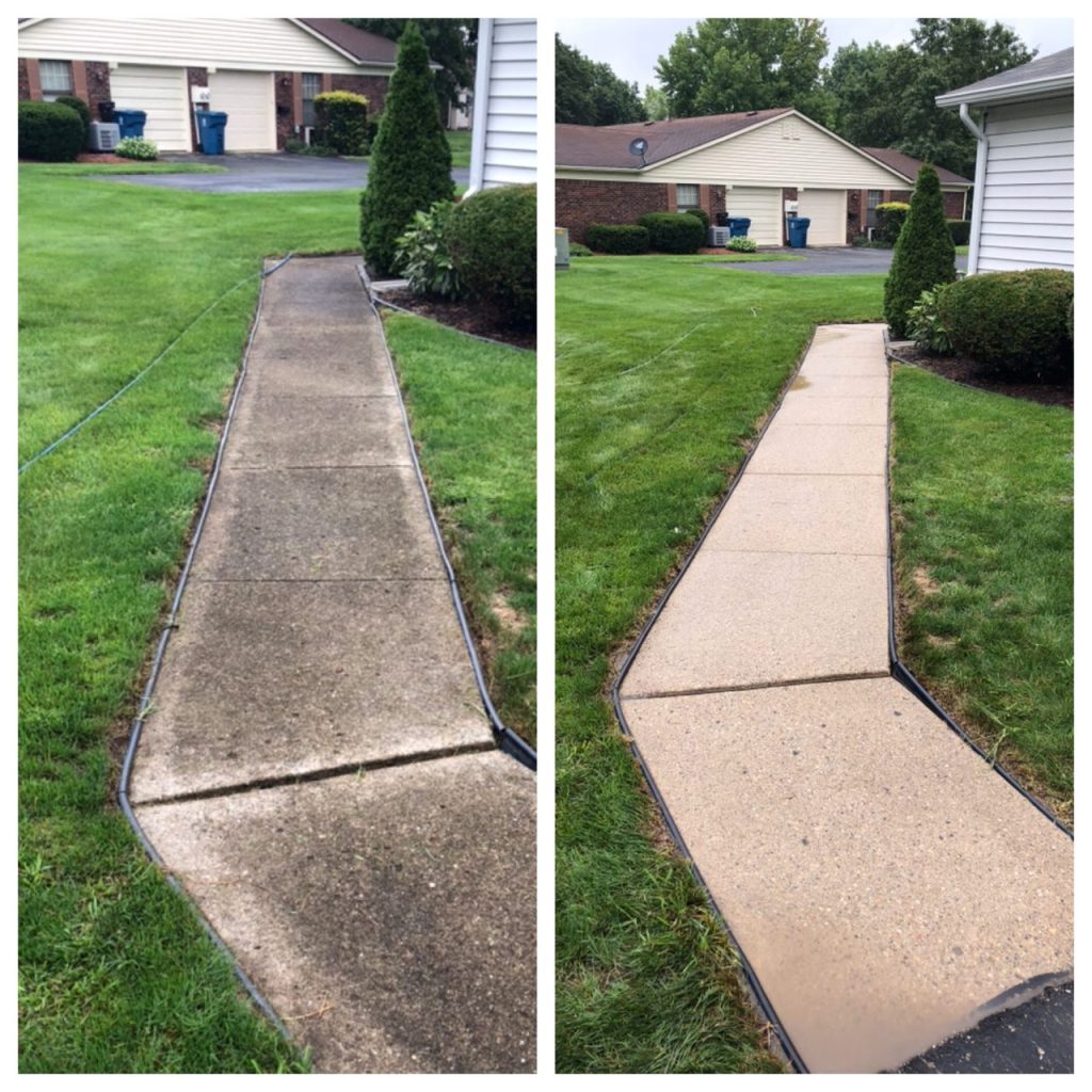 Concrete Driveway Cleaning